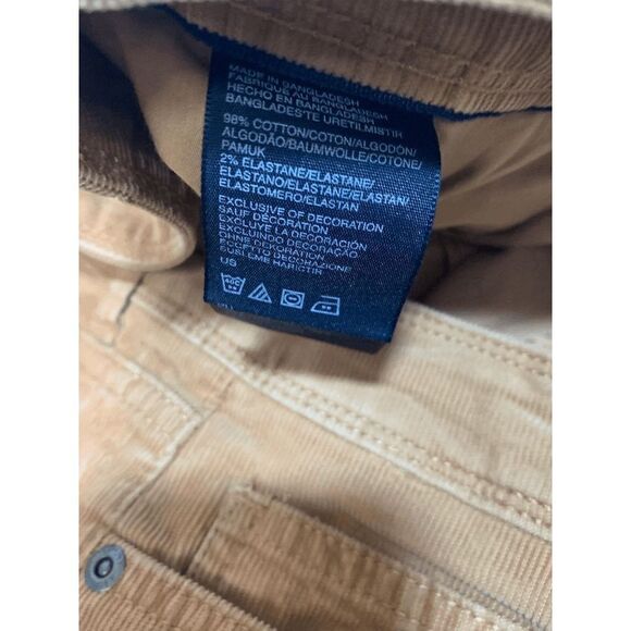 Tommy Hilfiger Women's Corduroy Skinny Cotton Stretch Pants Brown Size 10 - Picture 3 of 6